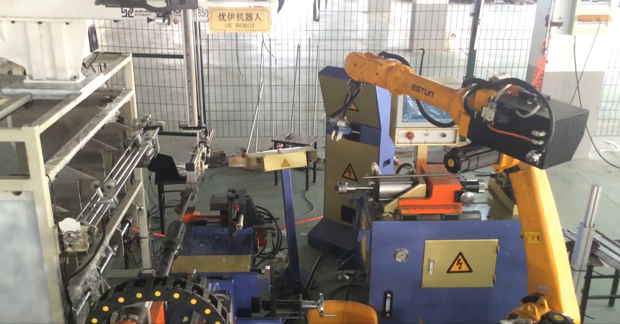  ESTUN机器人弯管机焊缝检测自动