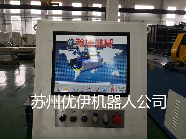 台湾品牌瀚捷弯管机与日本川崎机器人和欢颜机器人