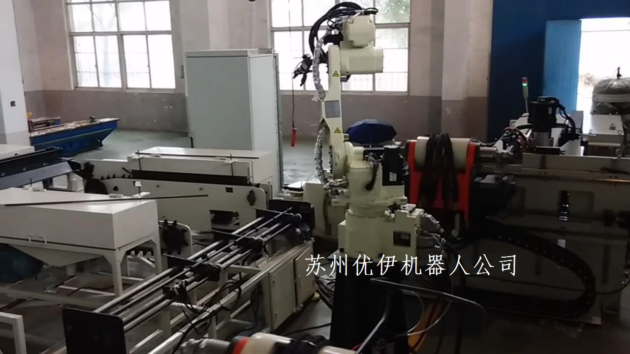 全自动弯管机自动化生产机器人工作站简介