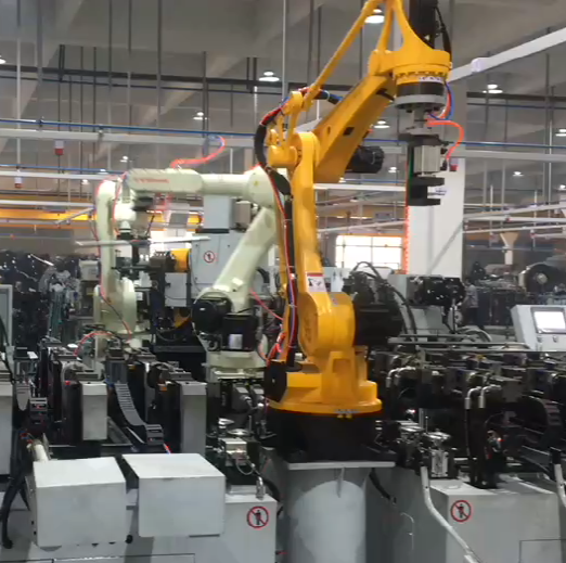 Video of automatic pipe bending and punching production line of beach chair hand