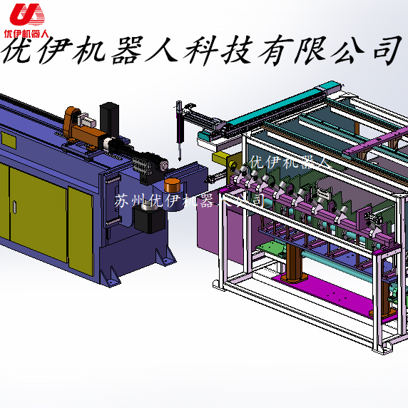 Loading and unloading machine (3-axis servo) for Tube Bender