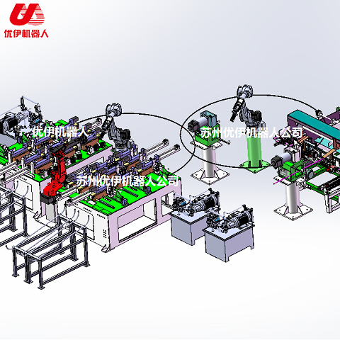  Automatic production line of beach chair arm tube